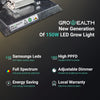 High Efficiency LED Growth Light with SMART Full Spectrum & Samsung LEDs | Growealth G1500 - 150W