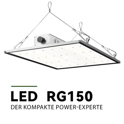 Kompakte 150W Vollspektrum-Beleuchtung für kleine Anbauflächen