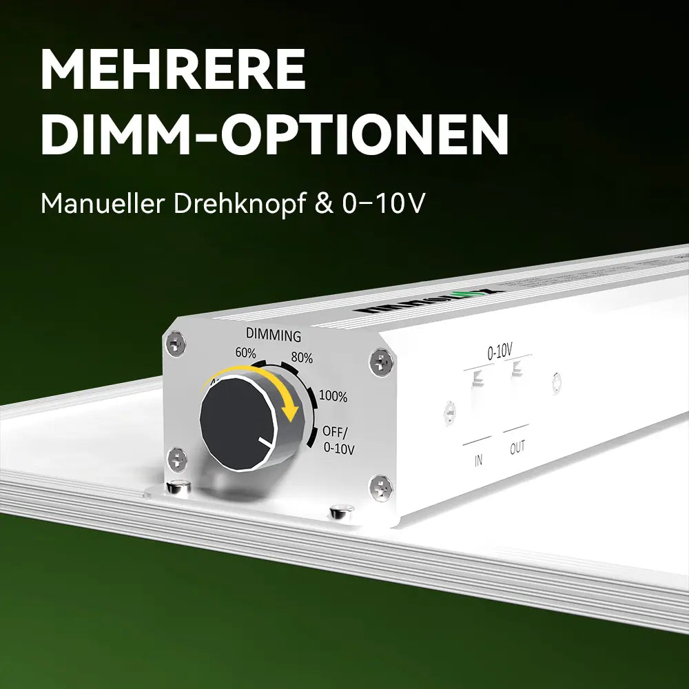 Kompakte 150W Vollspektrum-Beleuchtung für kleine Anbauflächen