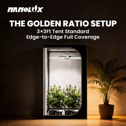 RG Series Full Spectrum LED Grow Light (320W / 480W) for 3×3 & 4×4 Grow Tents