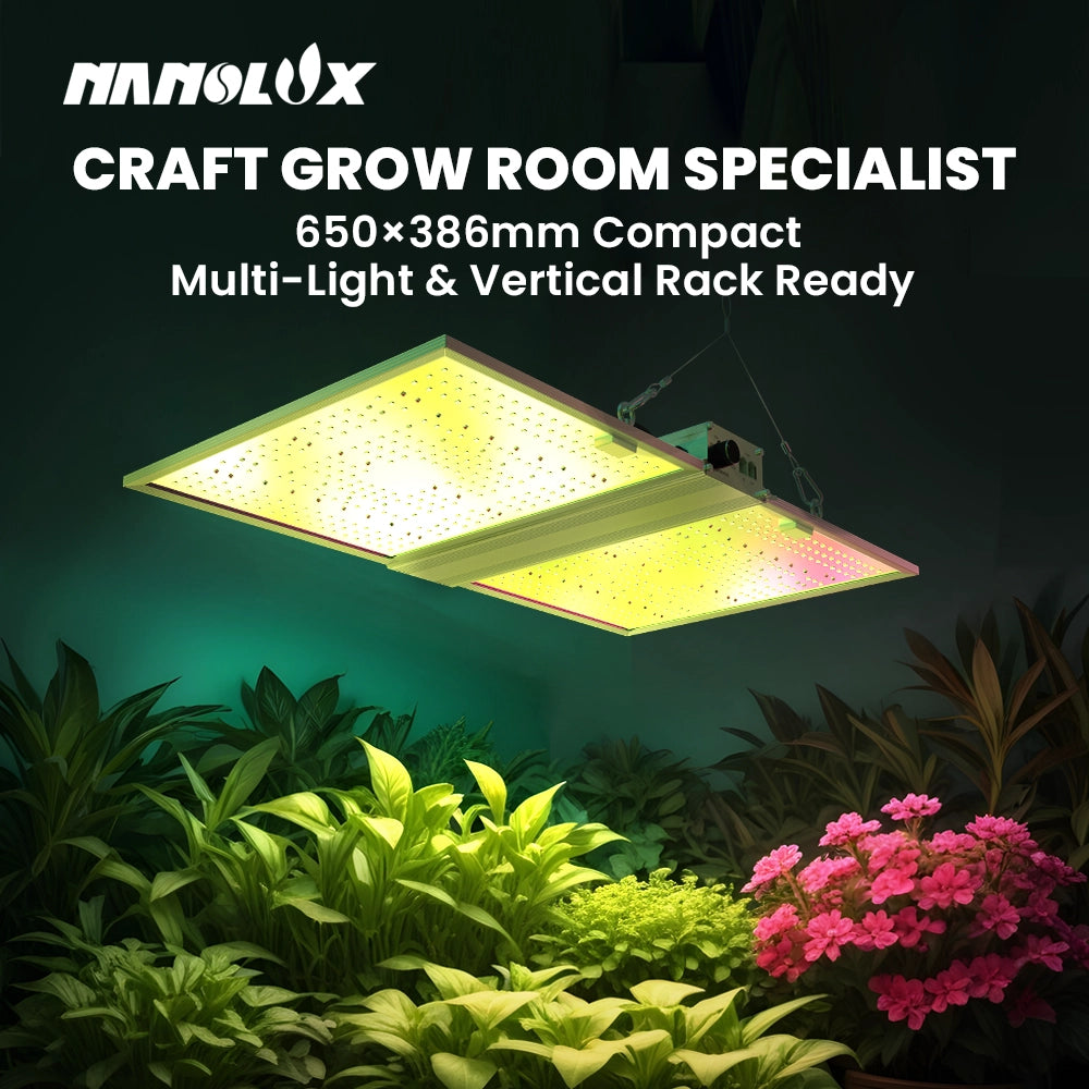 RG Series Full Spectrum LED Grow Light (320W / 480W) for 3×3 & 4×4 Grow Tents