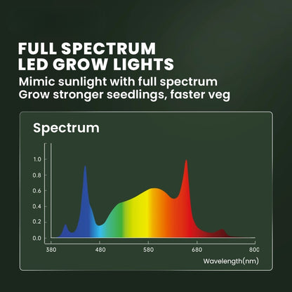 RG Serie Vollspektrum LED Pflanzenlampe (320W / 480W) für 90x90cm & 120x120cm Growzelte